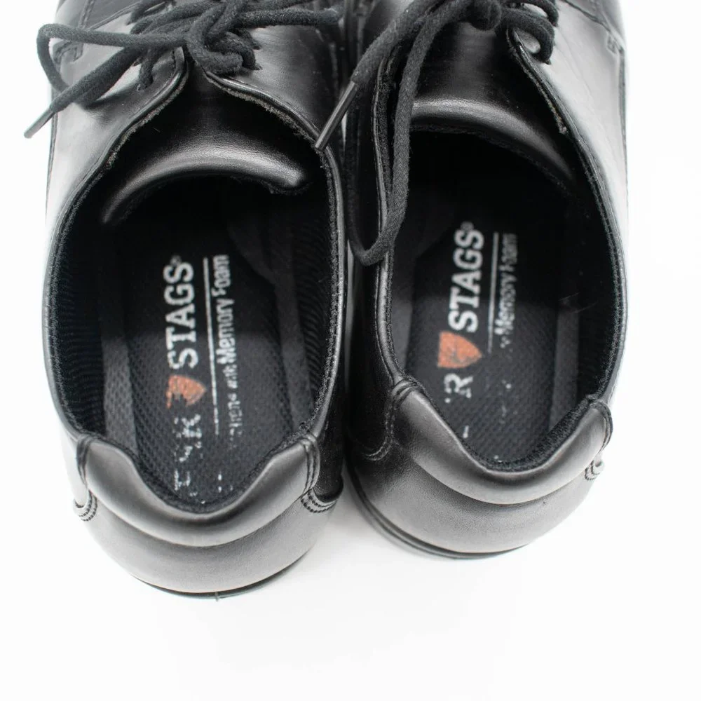 Deer Stags Men's APT Memory Foam Dress Casual Comfort Oxford‎ Black 8.5M